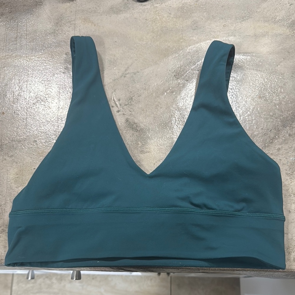 Lululemon teal align sports bra size 12 a/b cup